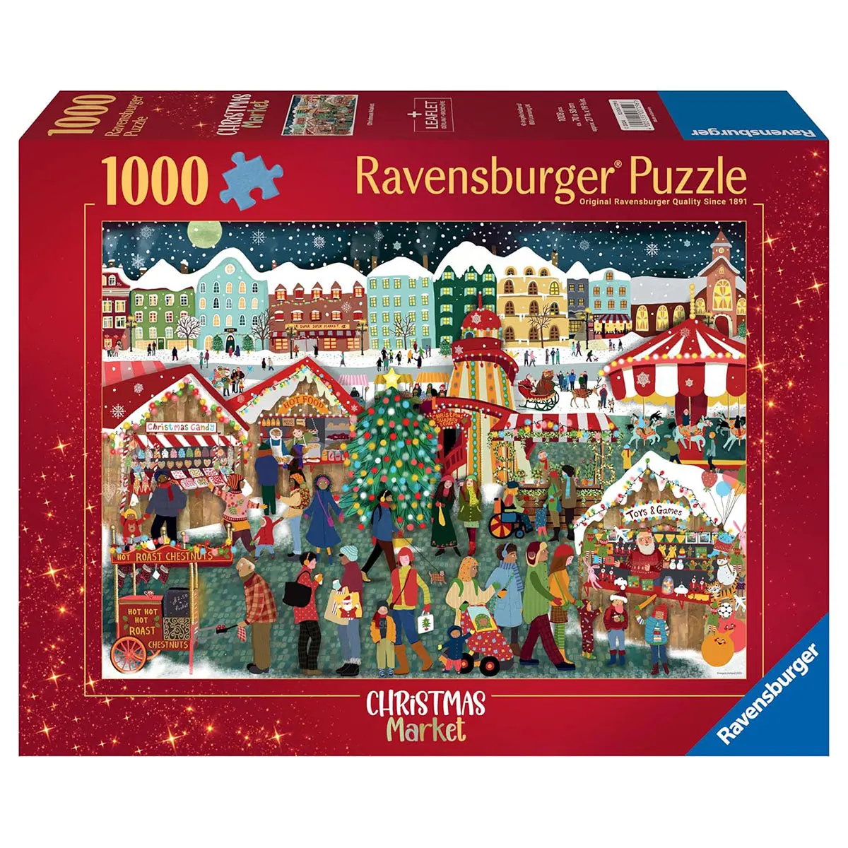 Ravensburger Christmas Market 1000 Piece Jigsaw Puzzle 1