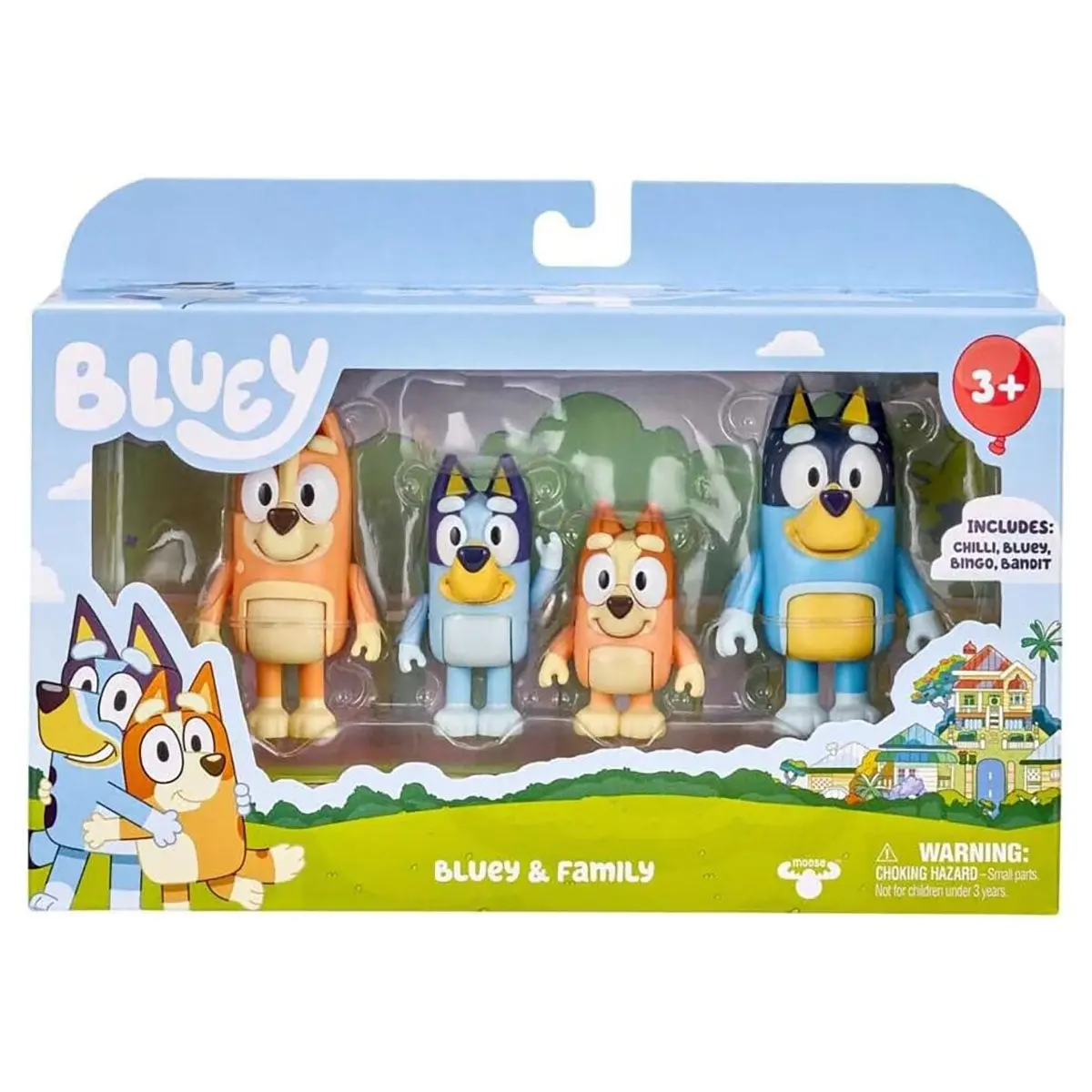 Bluey & Family Figures (4 Pack) 1