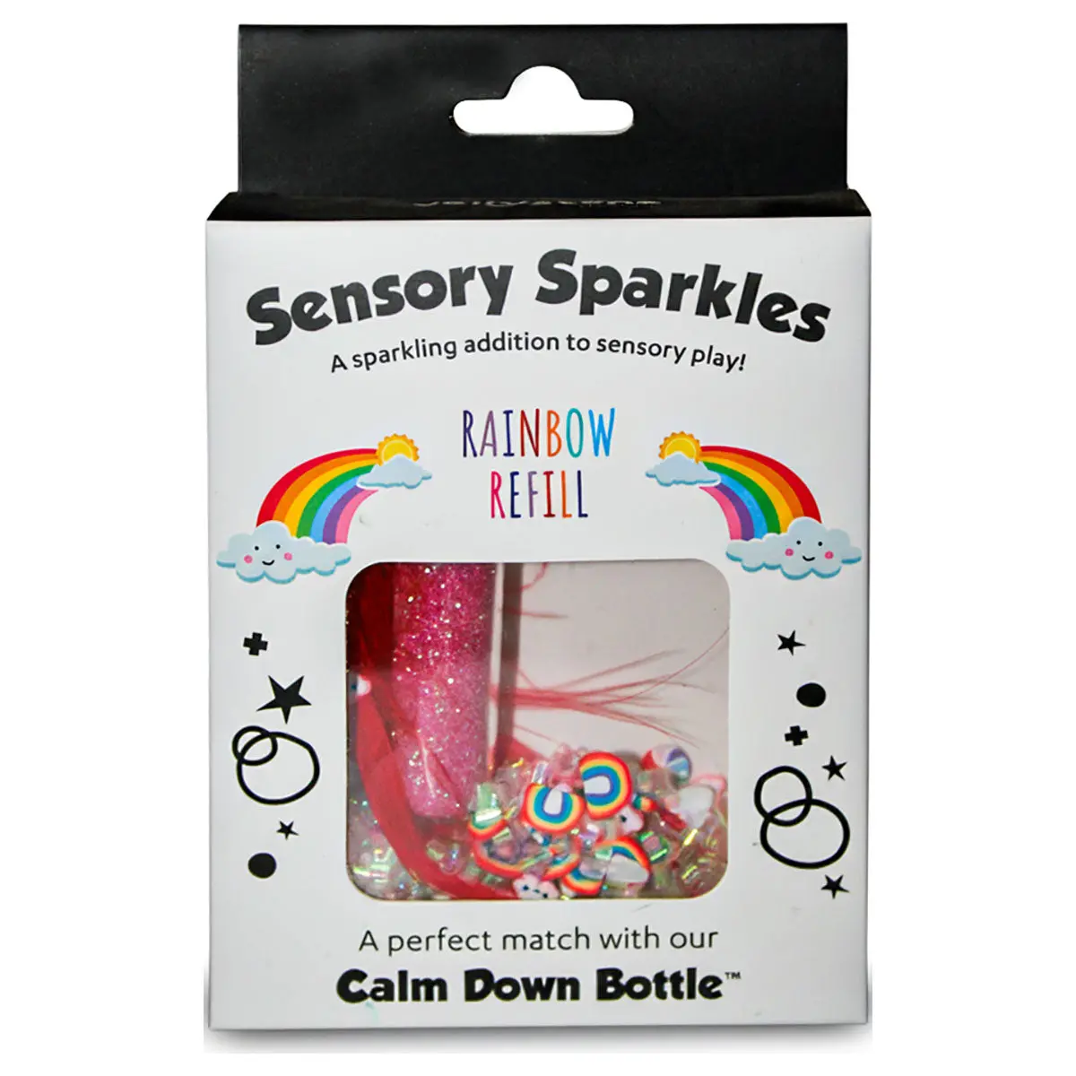 Jellystone Designs Sensory Sparkles Rainbow Refill For The Calm Down Bottle 1