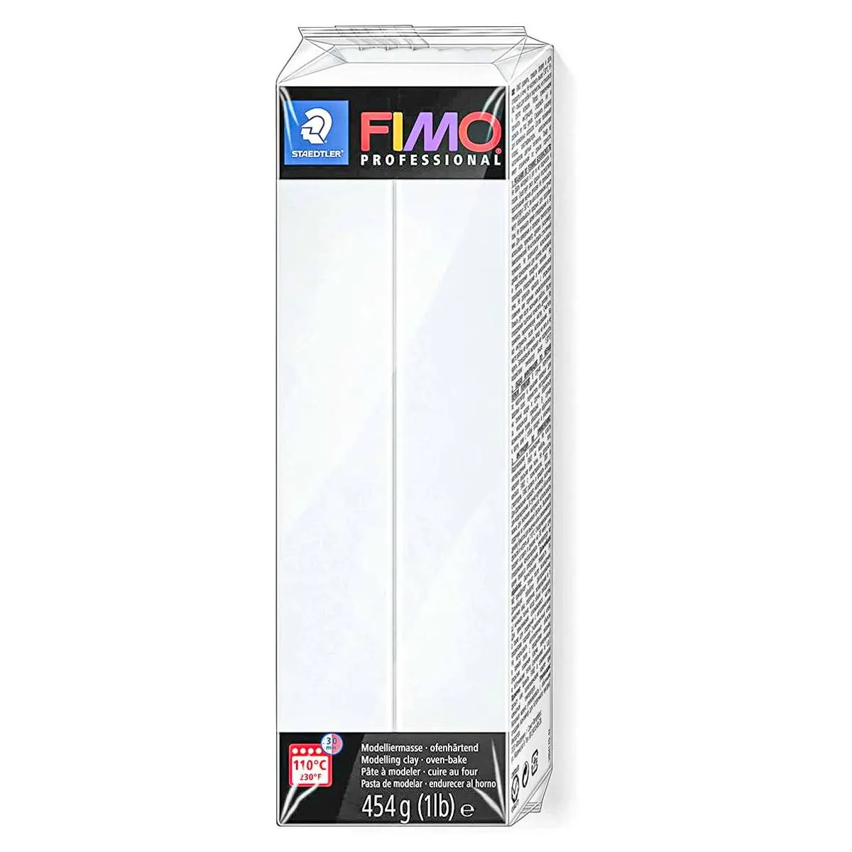Staedtler Fimo Professional White Oven-Bake Modelling Clay 454G 1