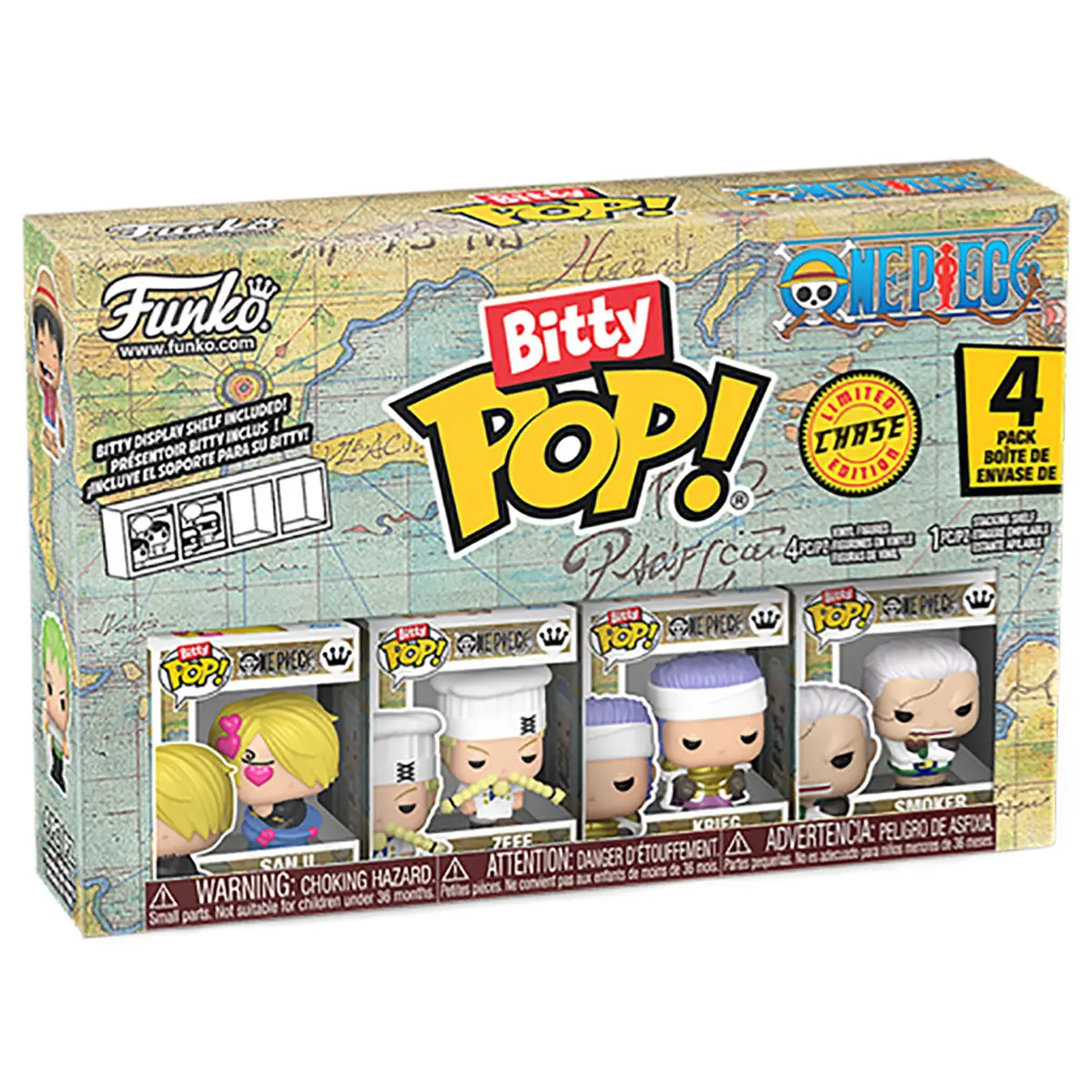 Funko Bitty Pop! One Piece Mini Figures Series 3 (4 Pack) 1
