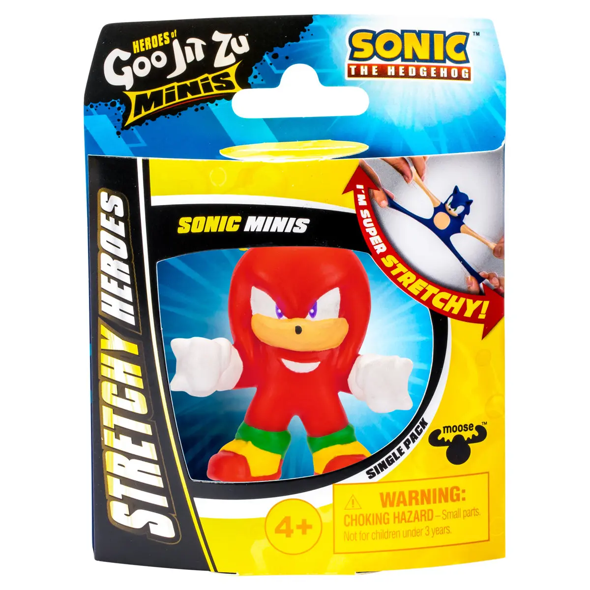 Heroes Of Goo Jit Zu Minis Sonic The Hedgehog Knuckles 2.5" Stretch Figure 1