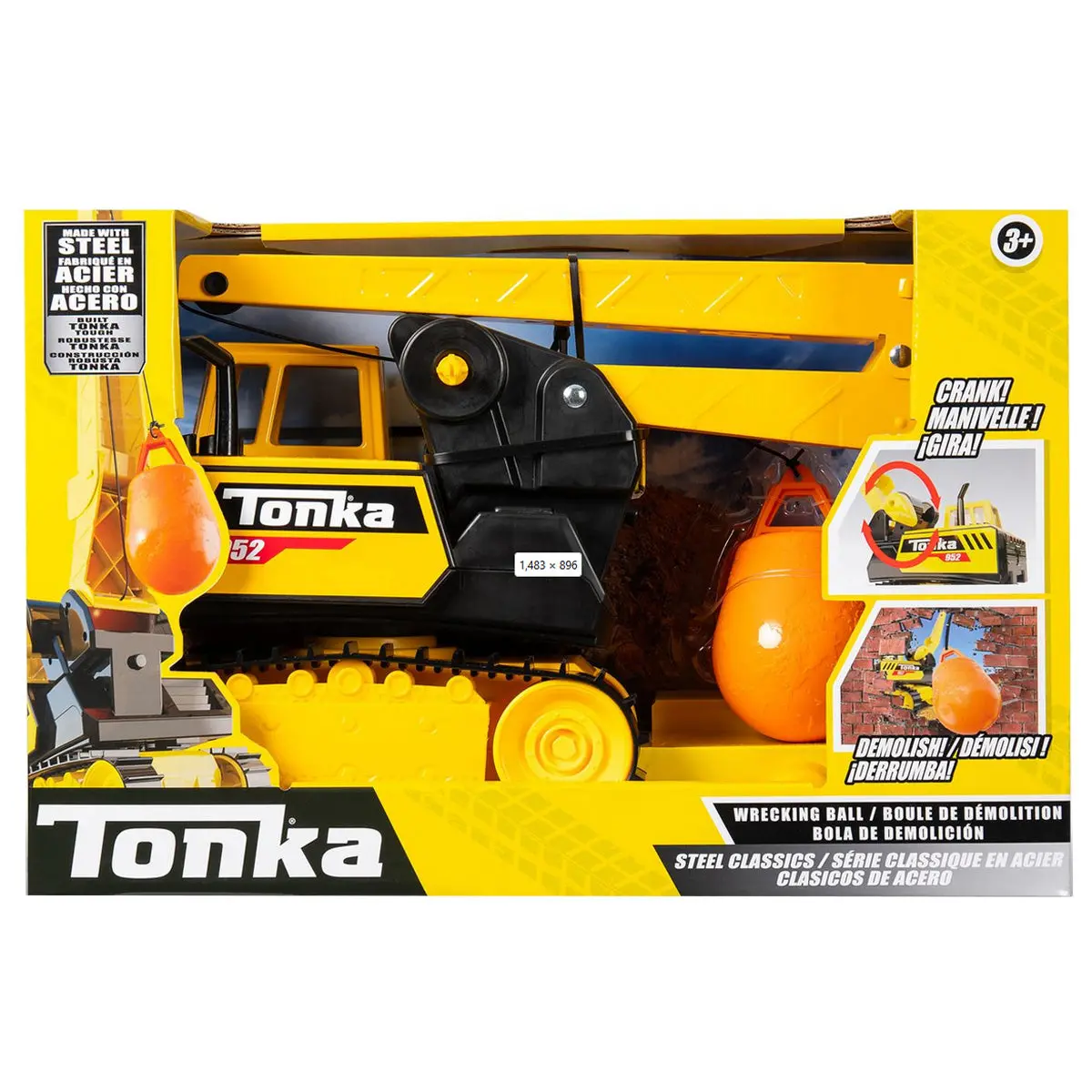 Tonka Steel Classics Wrecking Ball Vehicle 1