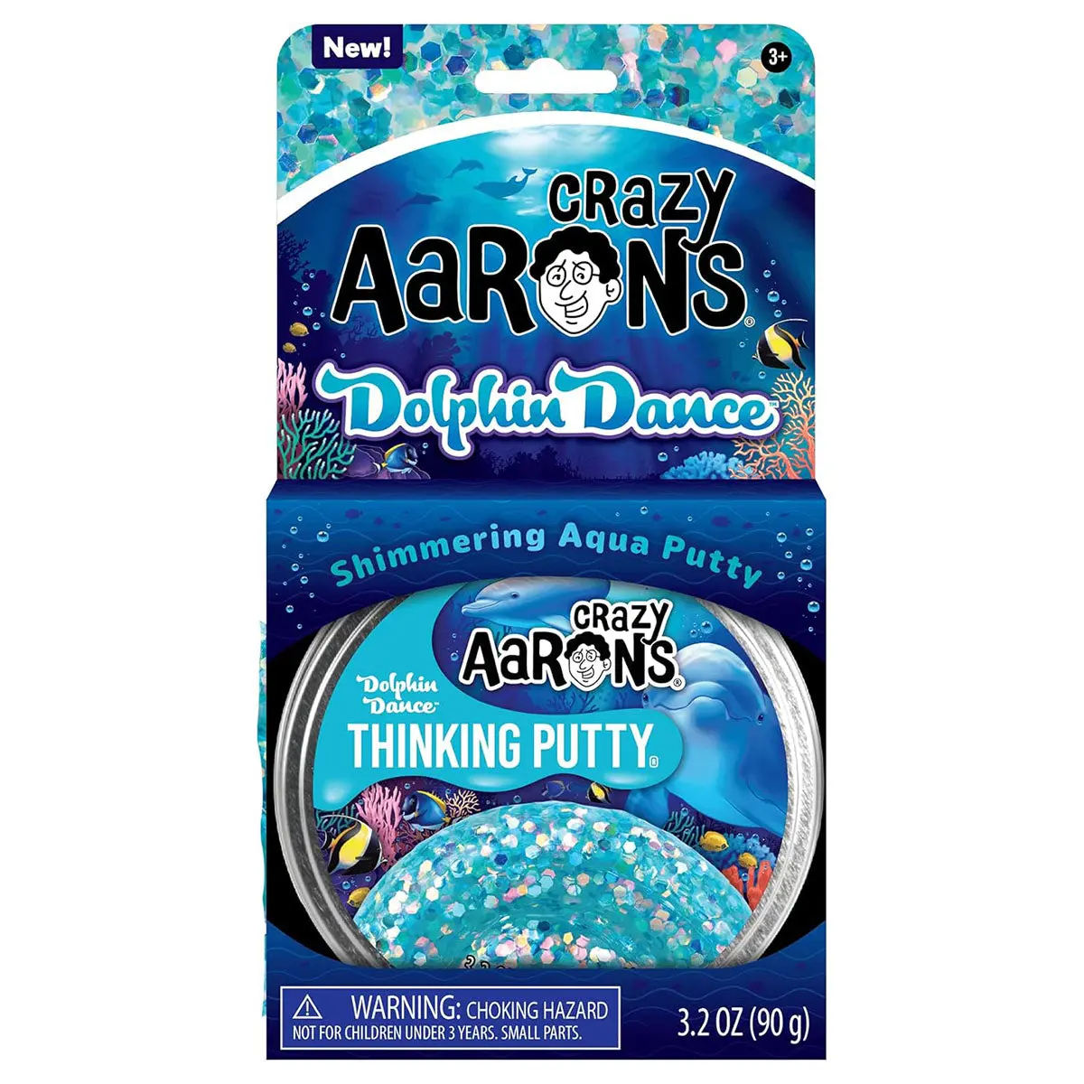 Crazy Aaron’S Dolphin Dance Thinking Putty (90G) 1