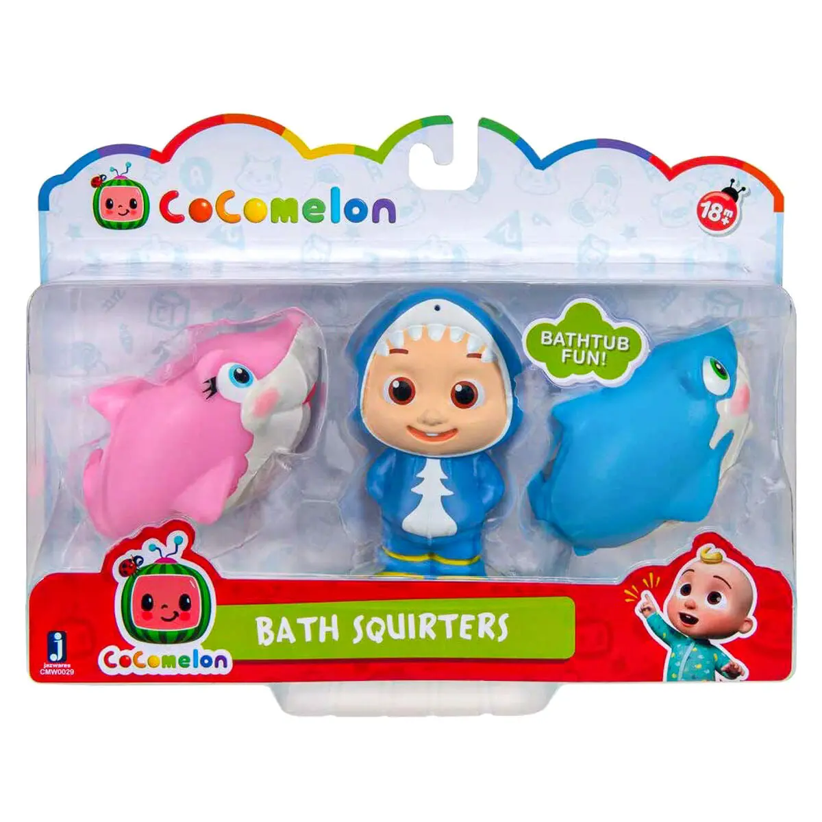 Cocomelon Bath Squirters Jj Shark 1