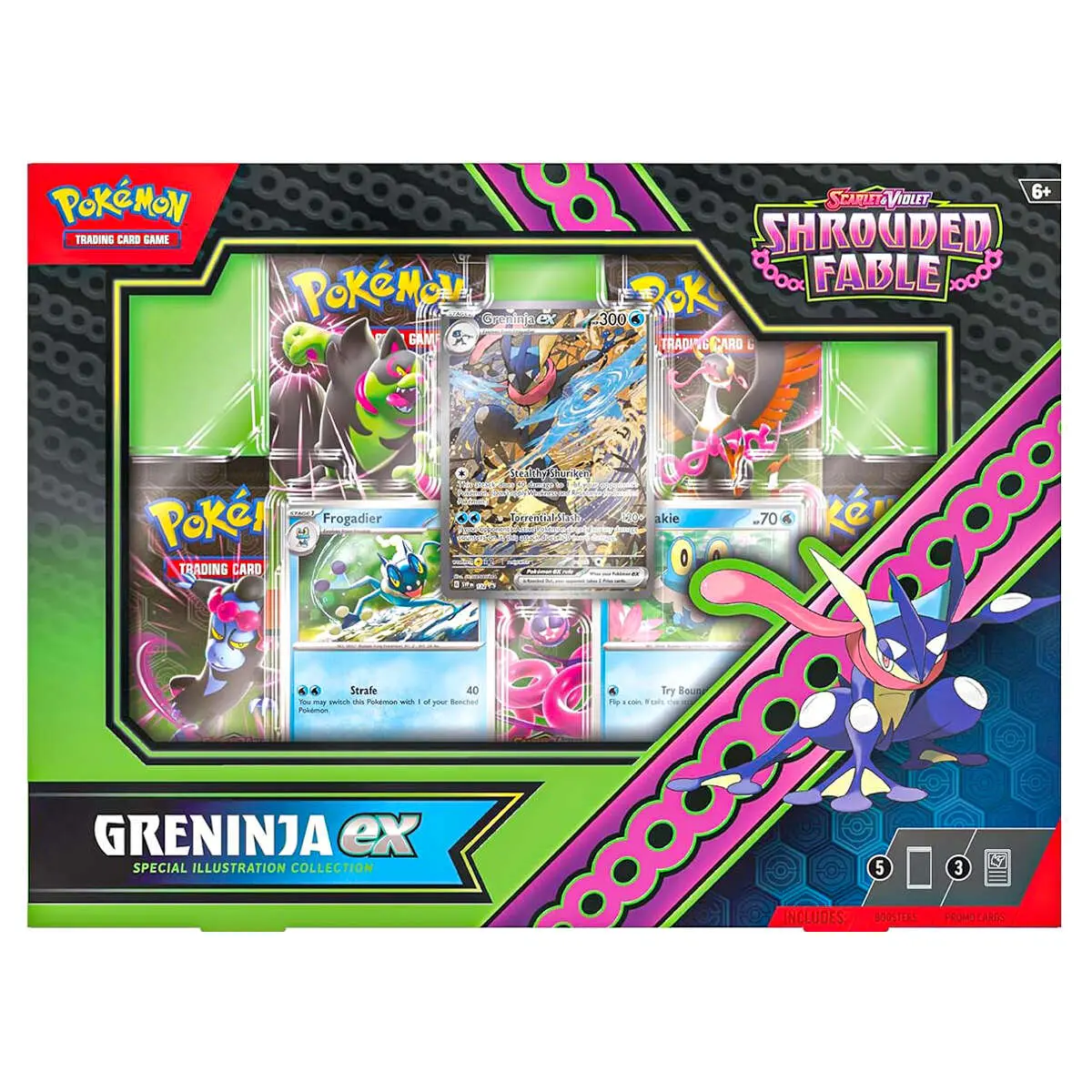 Pokémon Tcg: Scarlet & Violet: Shrouded Fable Special Illustration Collection - Greninja Ex 1