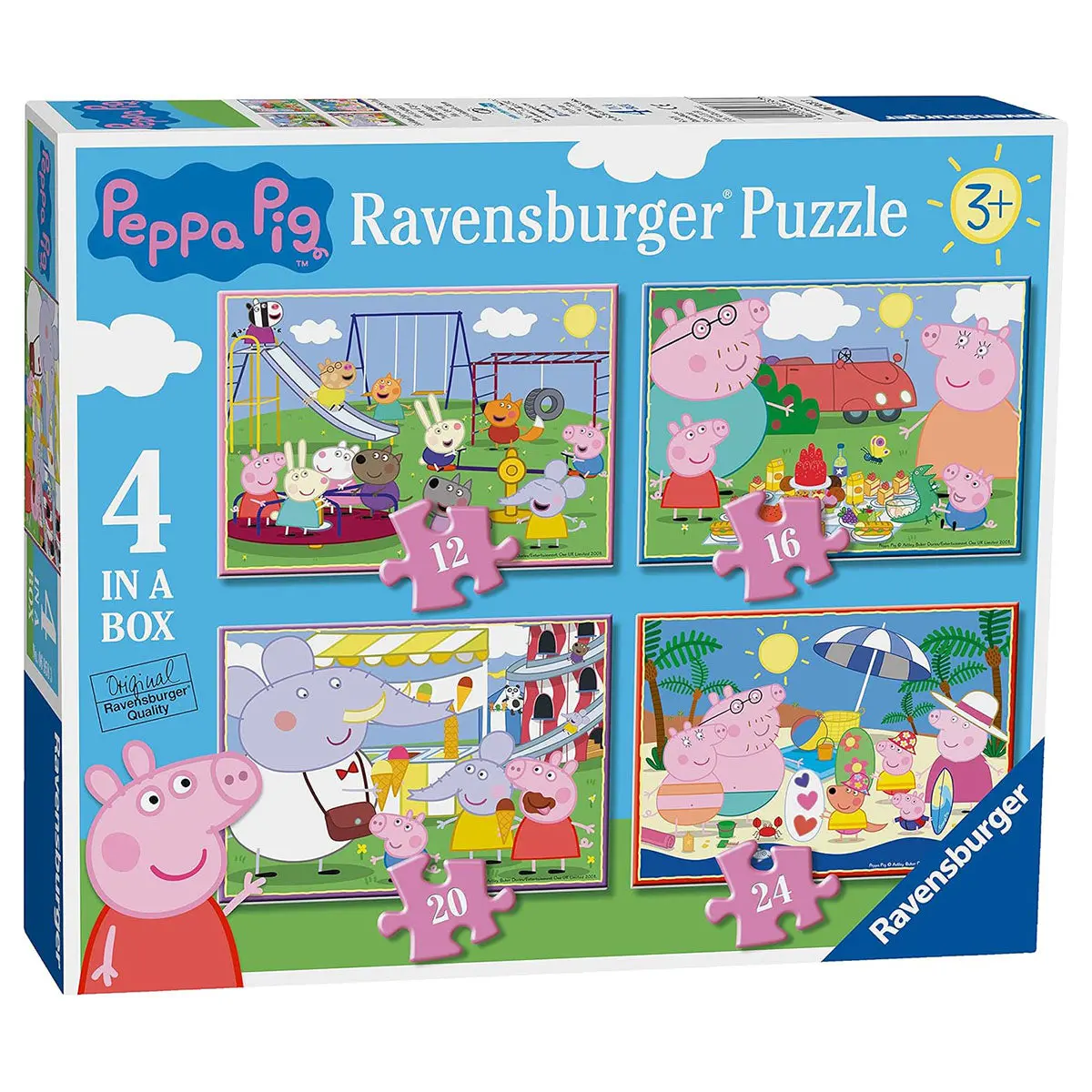 Ravensburger Peppa Pig Fun Day Out 4 In A Box Jigsaw Puzzles 1