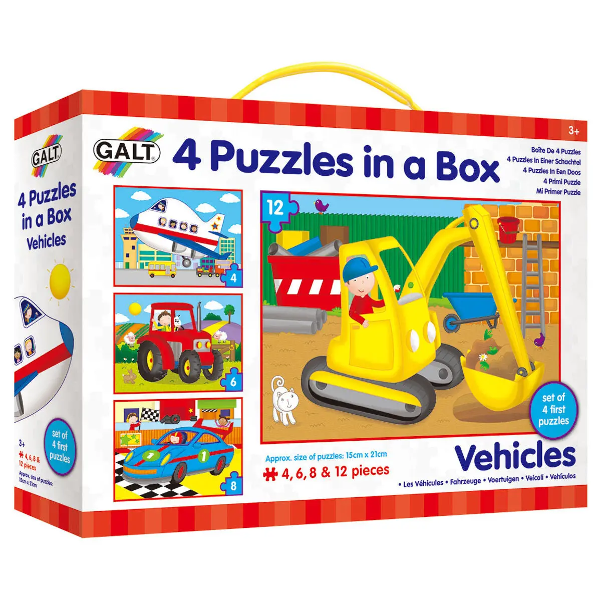 Galt 4 Puzzles In A Box Vehicles 1