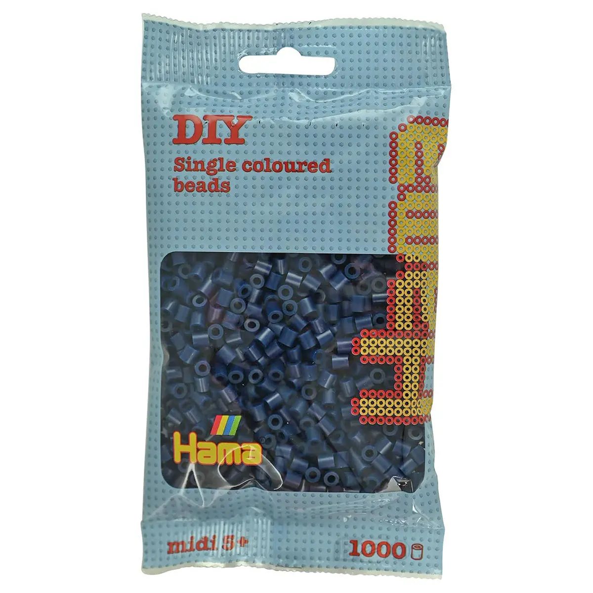 Hama Midnight Blue Midi Beads (1000 Pack) 1