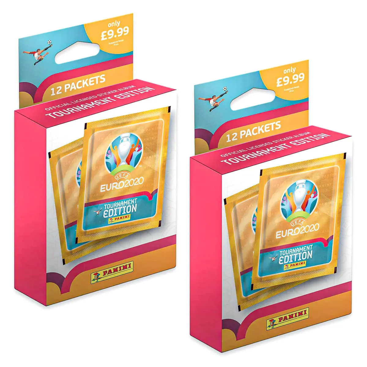 Panini Uefa Euro 2020 Tournament Edition Official Sticker 12 Packet Collection X 2 1