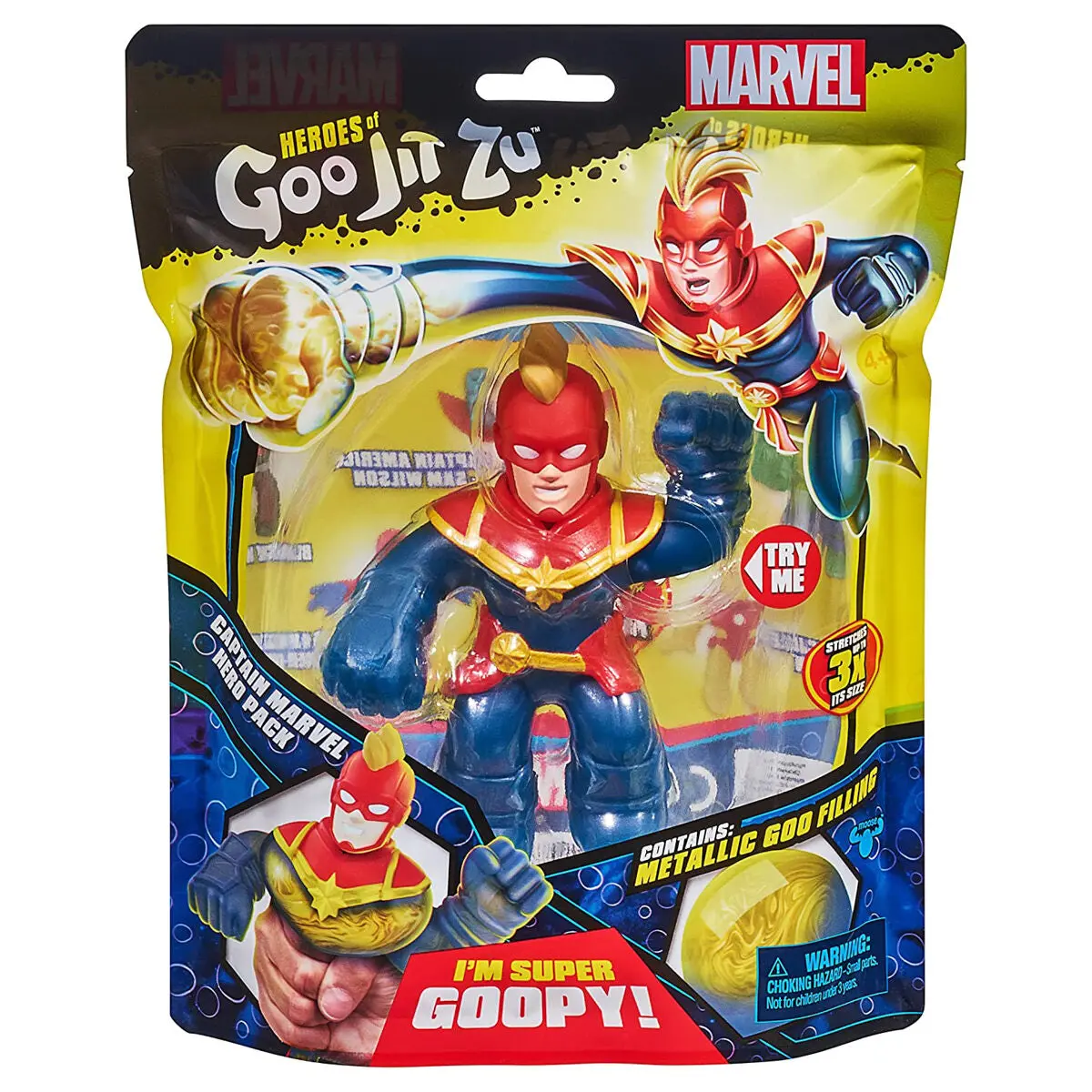 Heroes Of Goo Jit Zu Captain Marvel Stretch Figure 1