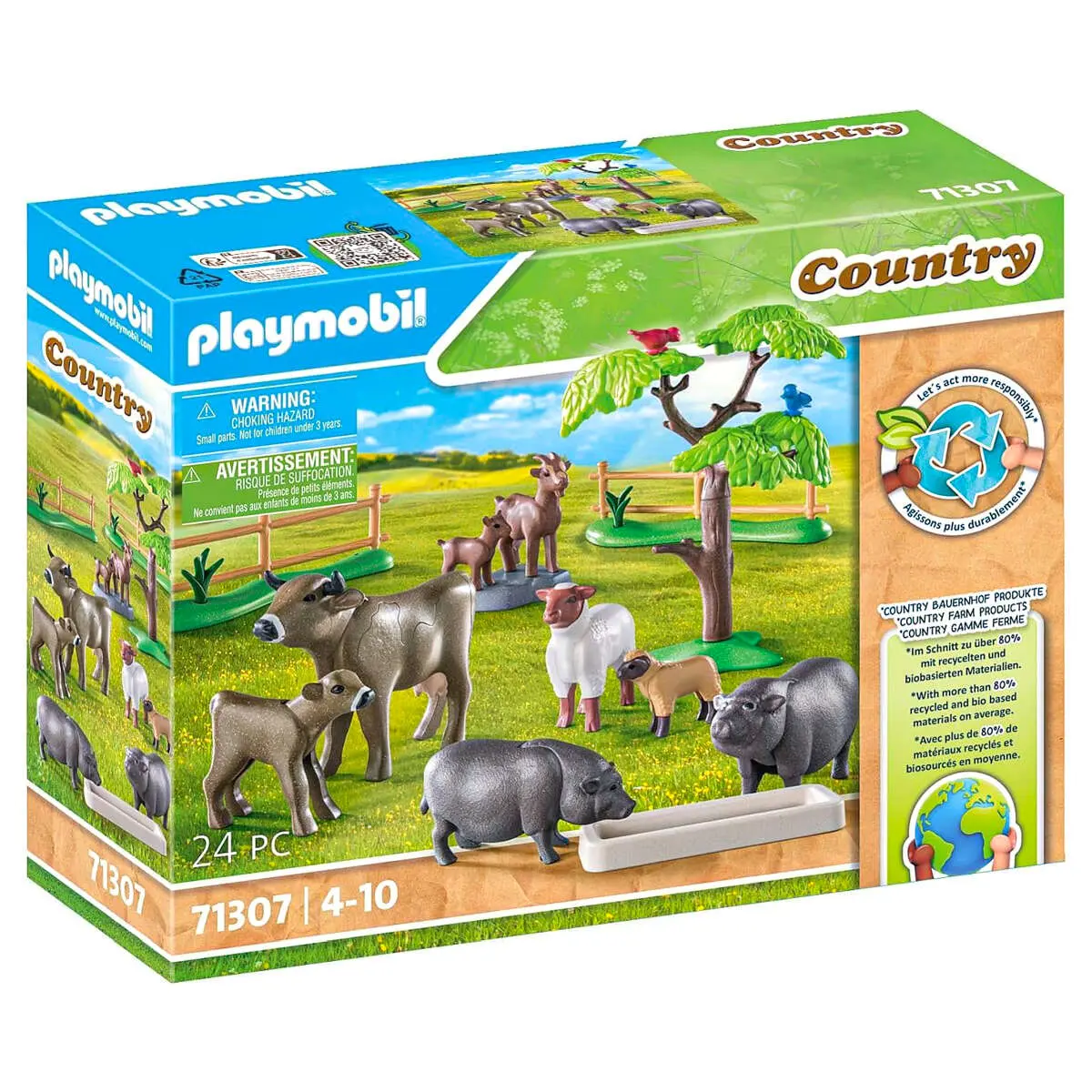 Playmobil Country: Animal Enclosure Playset 1