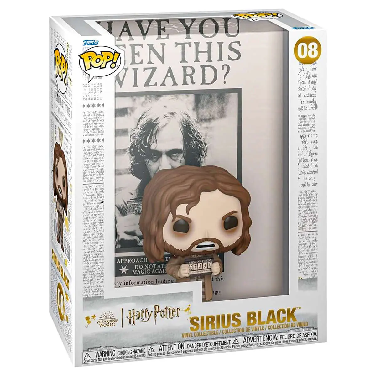 Funko Pop! Harry Potter: Prisoner Of Azkaban Wanted Poster Sirius Black Vinyl Collectible #08 1