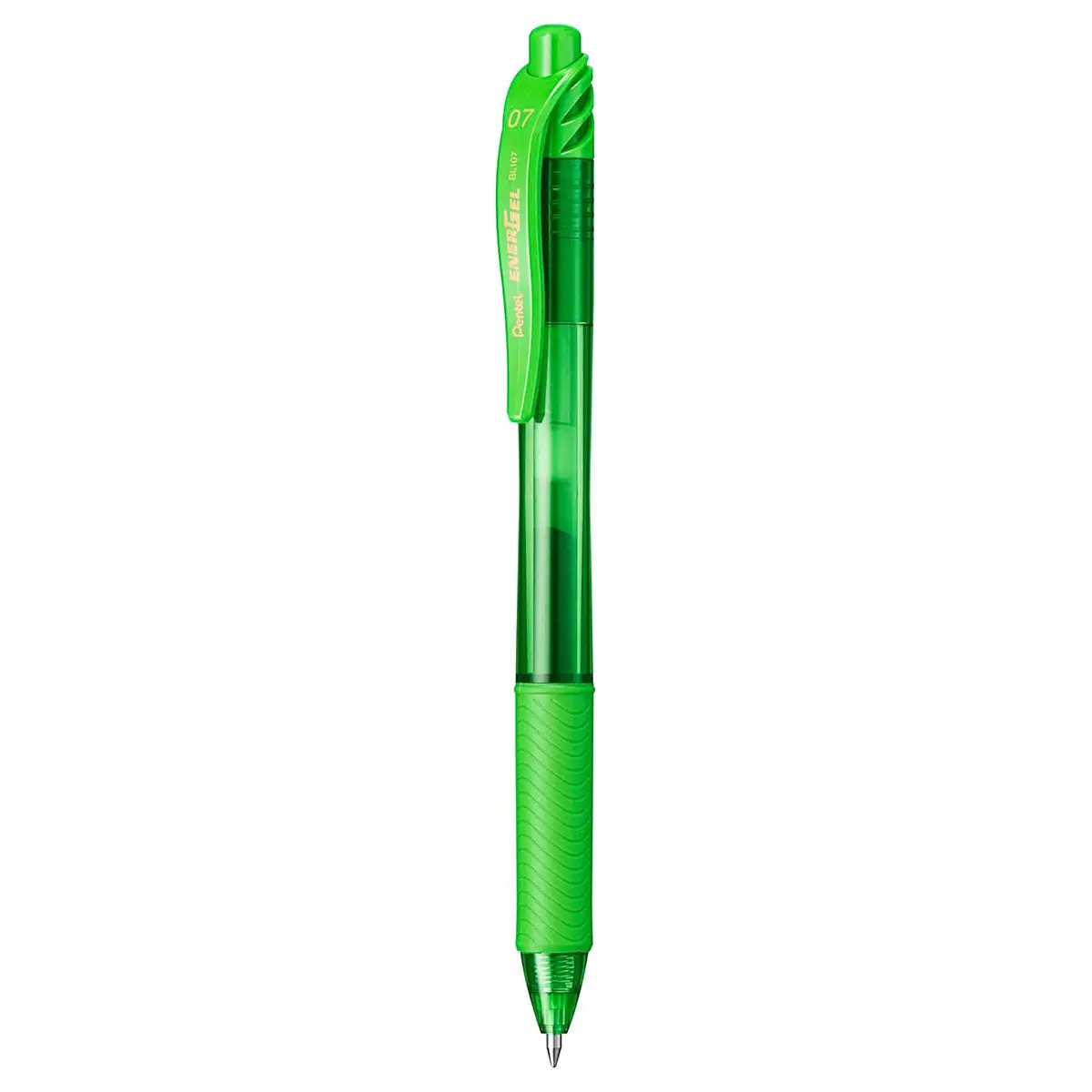 Pentel Energel X 0.7Mm Bl107 Lime Green Rollerball Pen 1