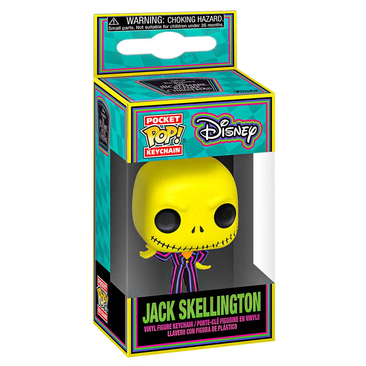 Funko Pop! Pocket Keychain Disney Jack Skellington Backlight Vinyl Figure 1
