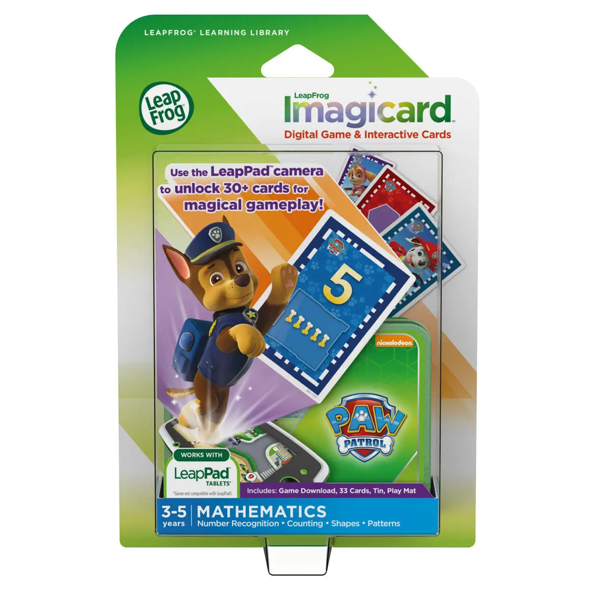 Leap Frog Leappad Imagicards Paw Patrol Mathematics Digital Game 1