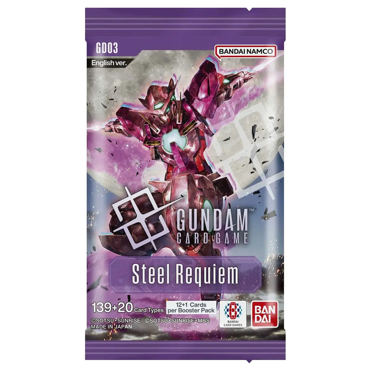 Gundam Card Game: Steel Requiem Booster Pack (Gd-03) 1
