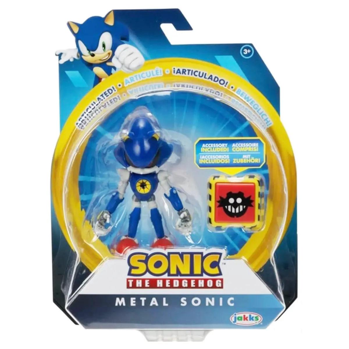 Sonic The Hedgehog Metal Sonic 4" Figure 1