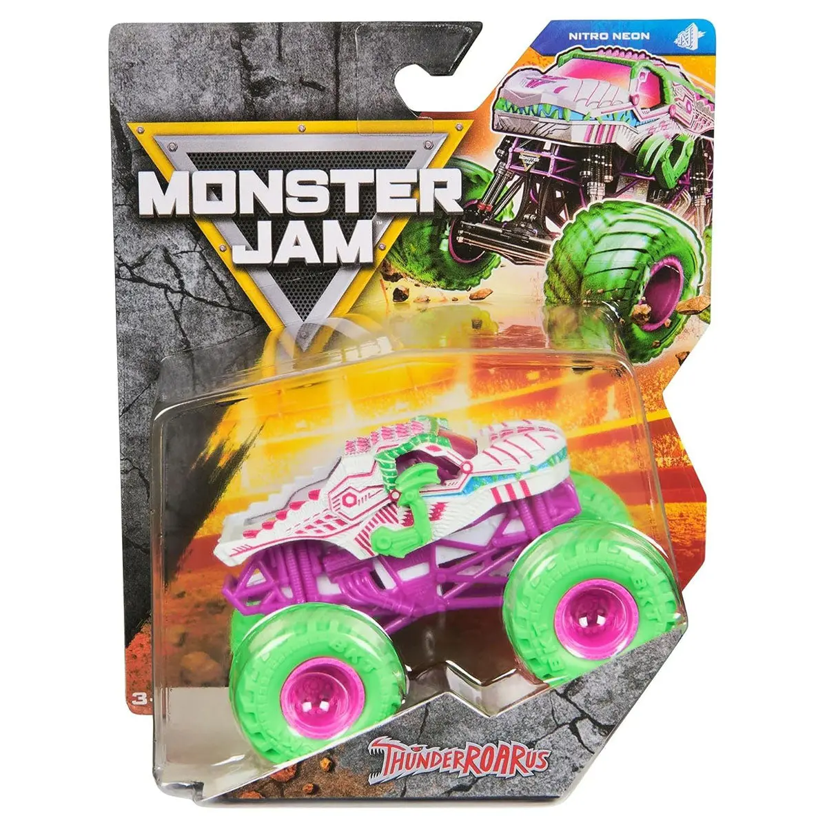 Monster Jam Thunderroarus Nitro Neon Truck 1