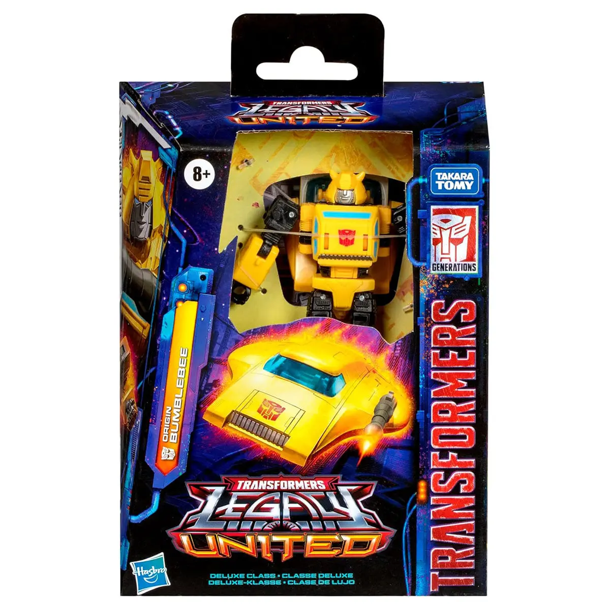Ransformers Legacy United: Origin Bumblebee Deluxe Class Figure 1