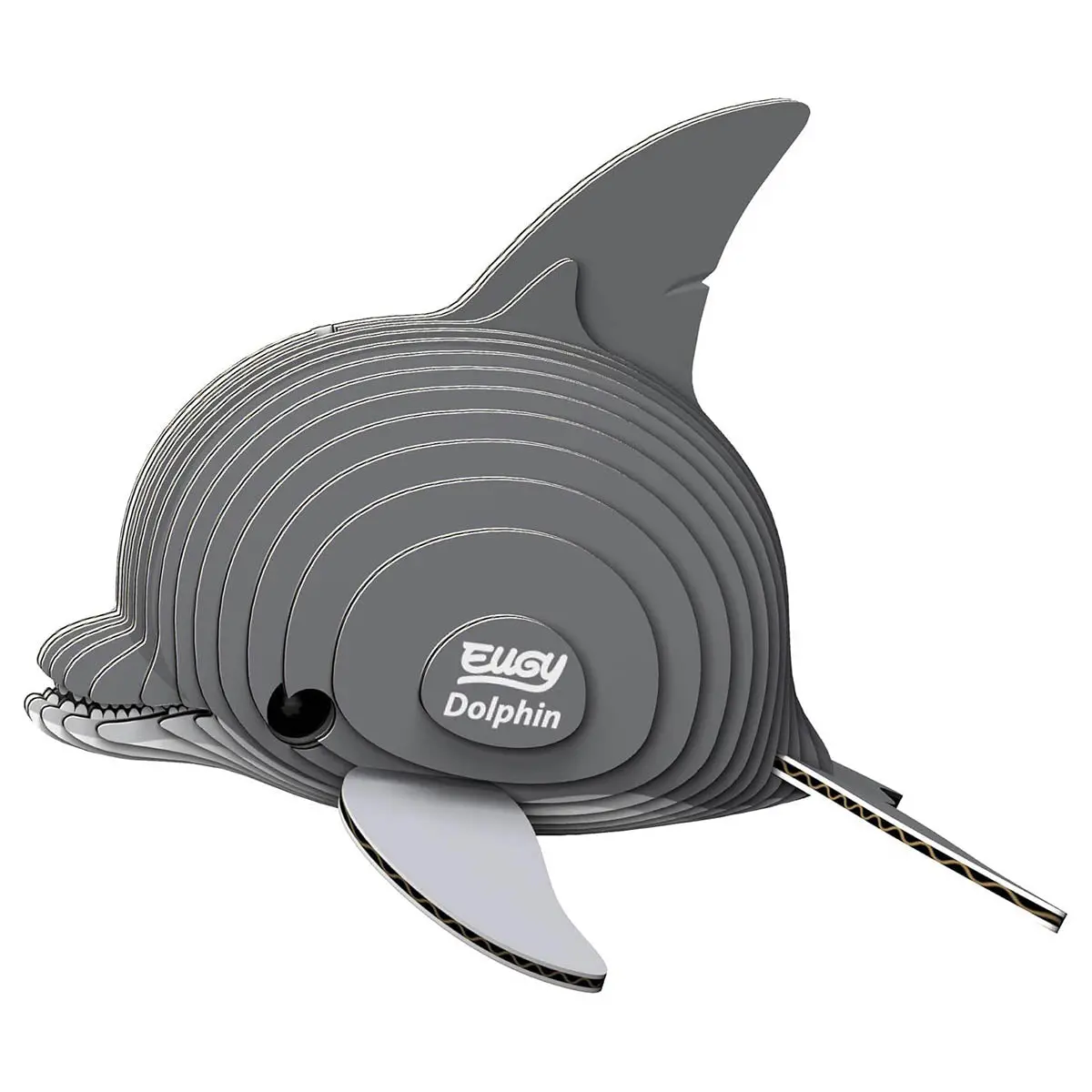 Eugy Dolphin 3D Cardboard Model Kit 1