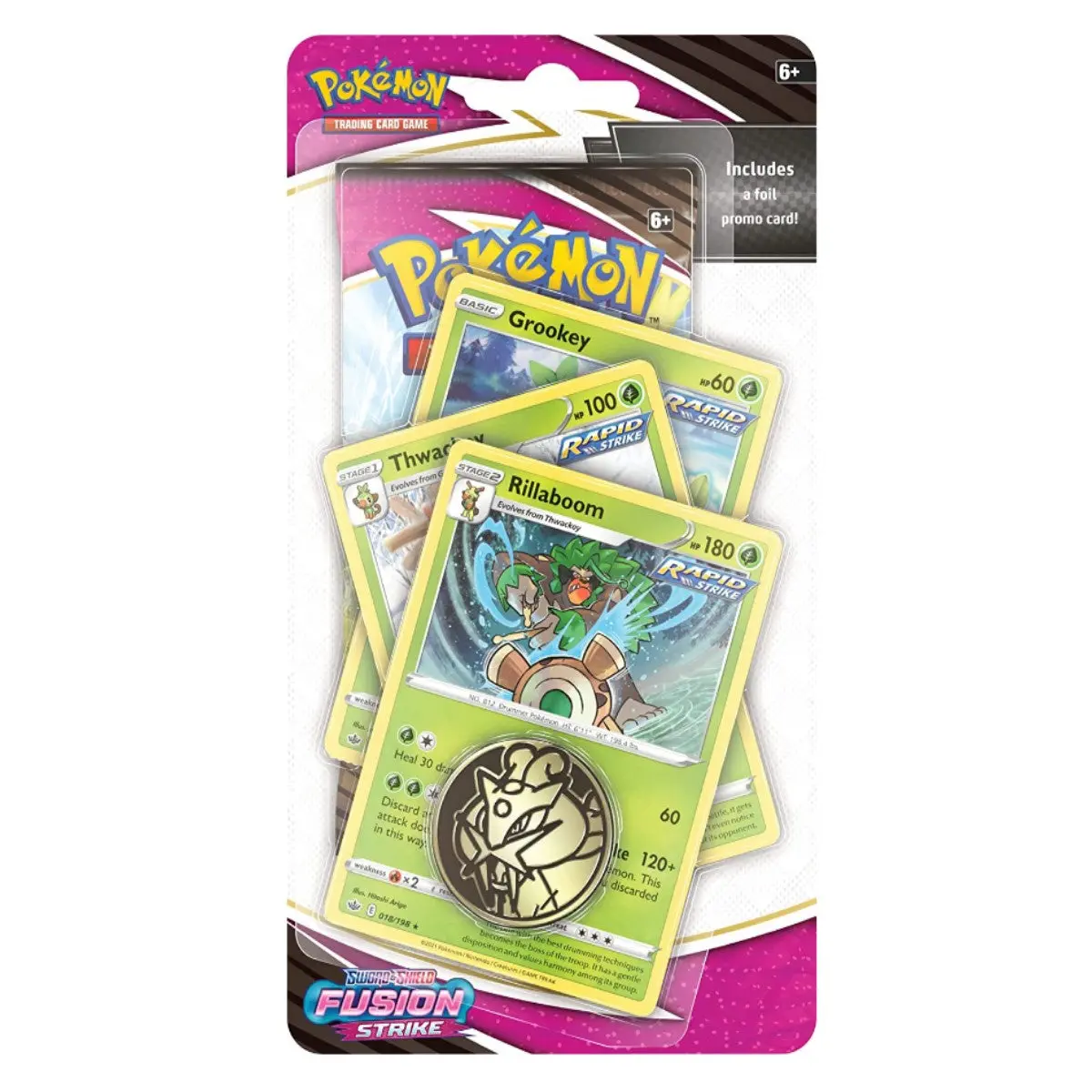 Pokémon Tcg: Sword & Shield 8 Fusion Strike Premium Checklane Booster Pack (Styles Vary) 1