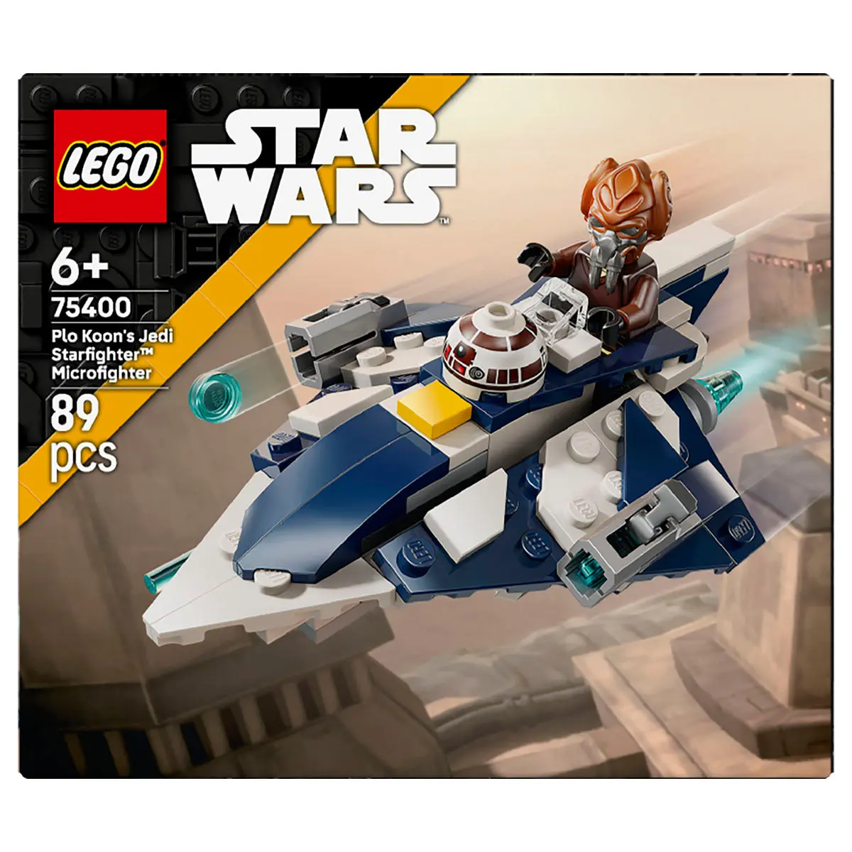 Lego Star Wars Plo Koon's Jedi Starfighter Microfighter 75400 Building Set 1