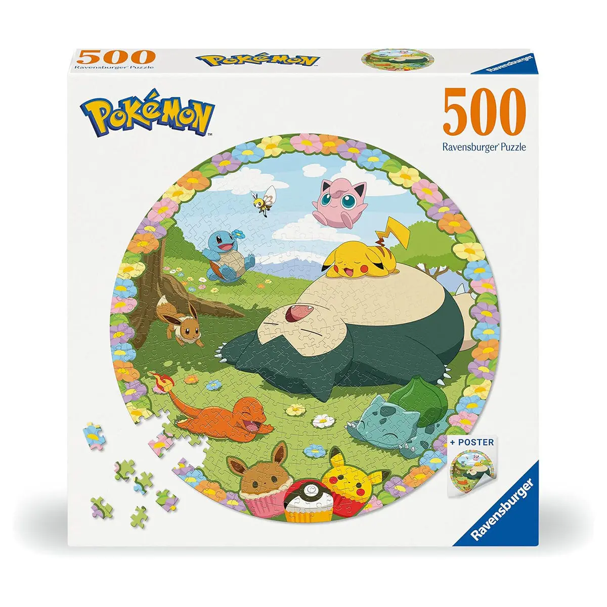 Ravensburger Pokémon Circular 500 Piece Jigsaw Puzzle 1