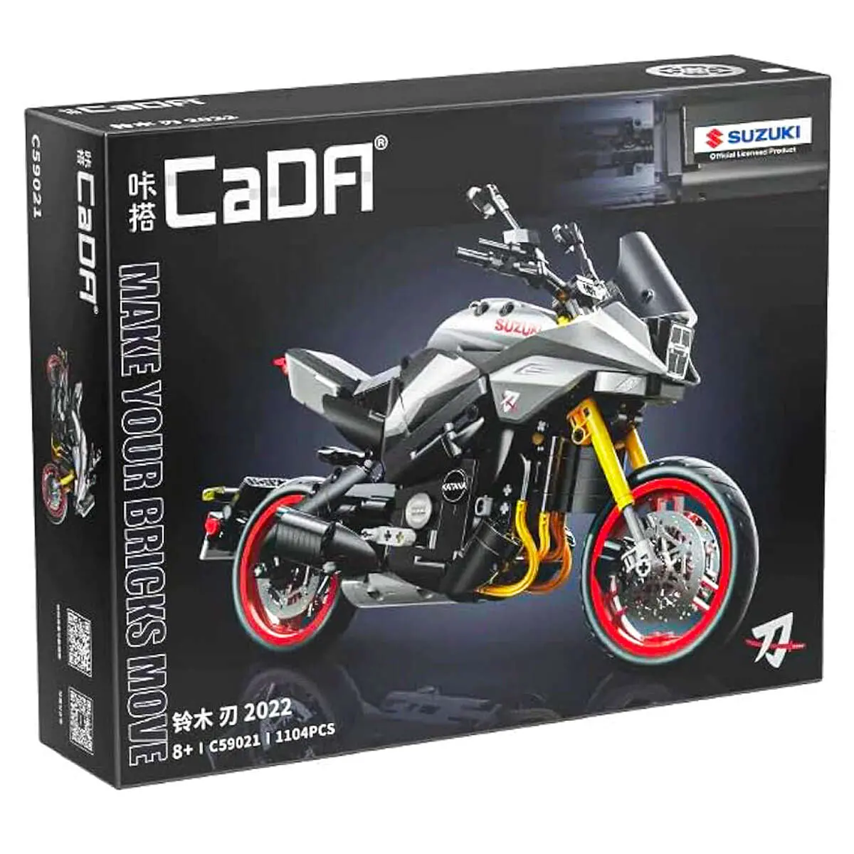 Cada Suzuki Katana Motorcycle 1104 Piece Building Set 1