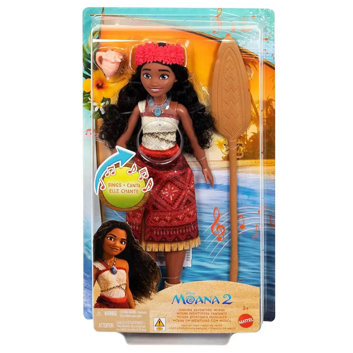 Disney Moana 2: Singing Adventure Moana Doll 1