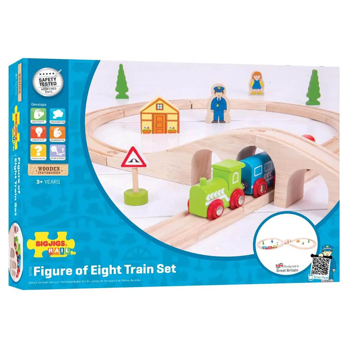 Bigjigs Rail Figure Of Eight Train Set 1
