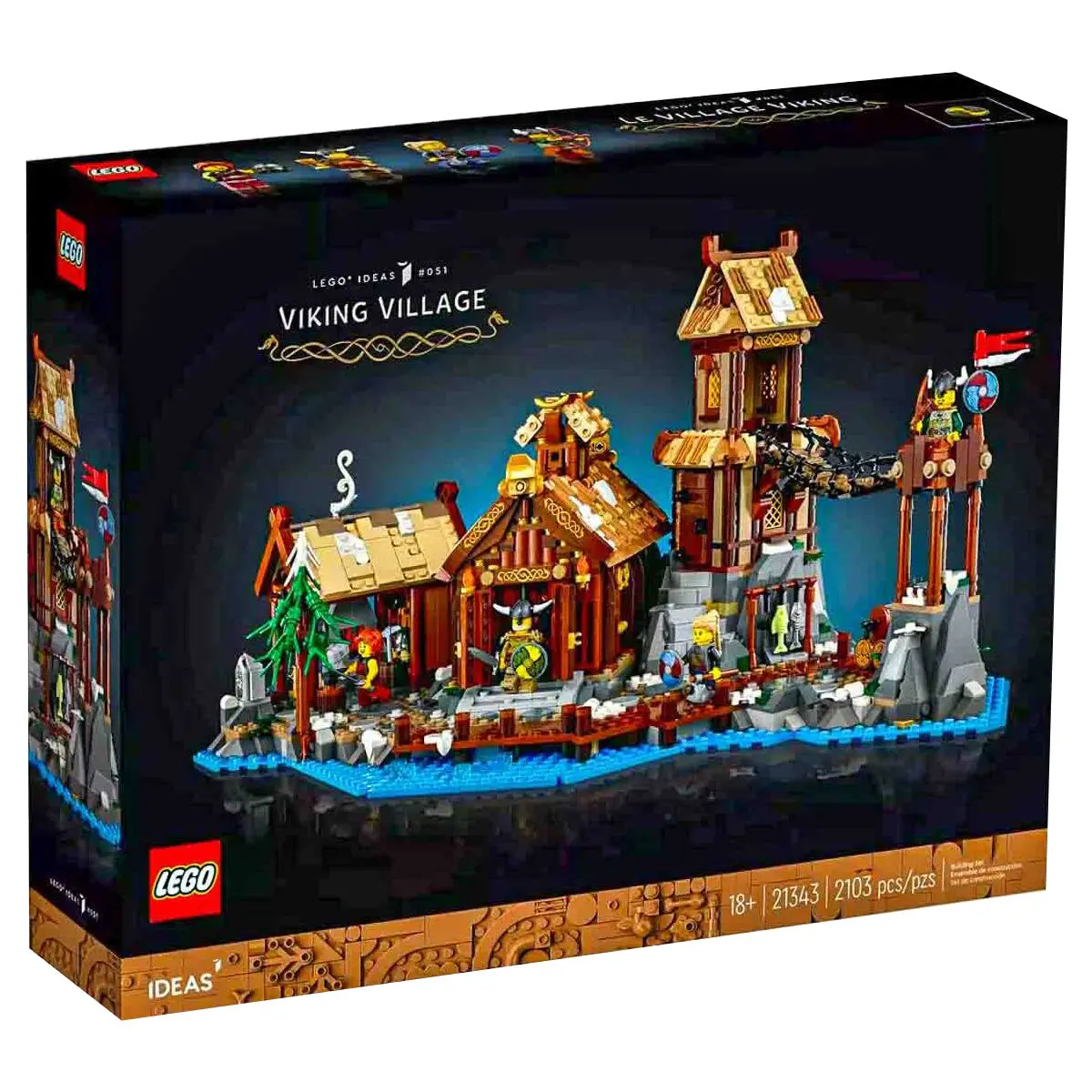 Lego Ideas 21343 Viking Village Building Set 1