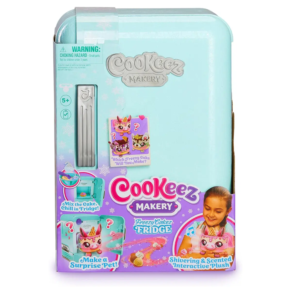 Cookeez Makery Freezy Cakez Surprise Interactive Pet Fridge Kit 1
