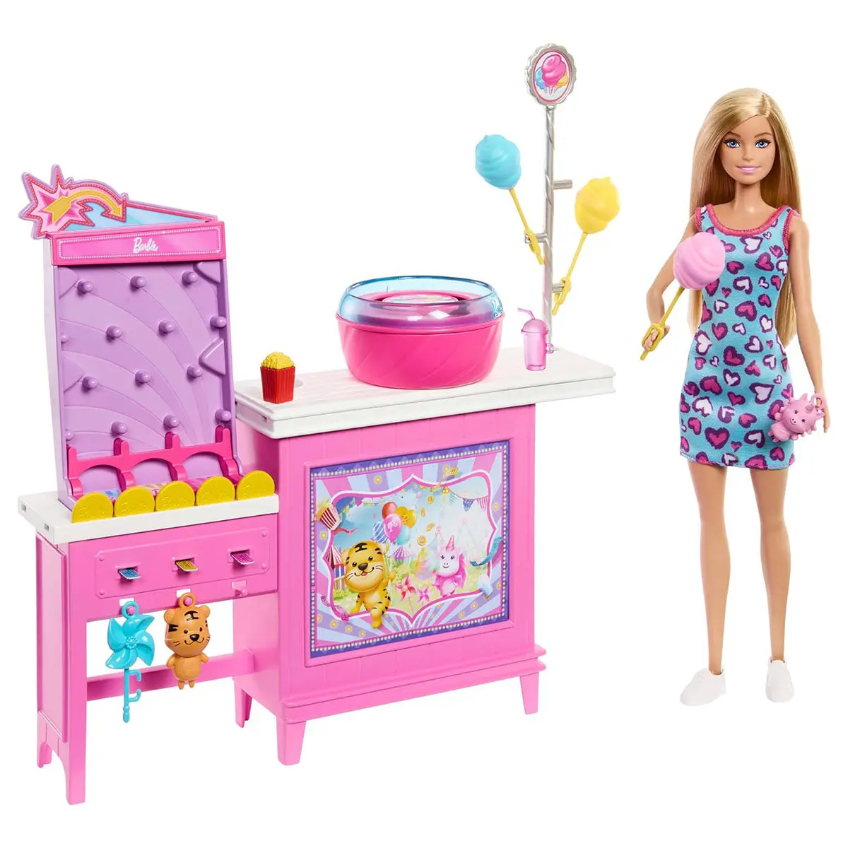 Barbie Mysteries: Beach Detectives Treats And Games Booth Playset 2