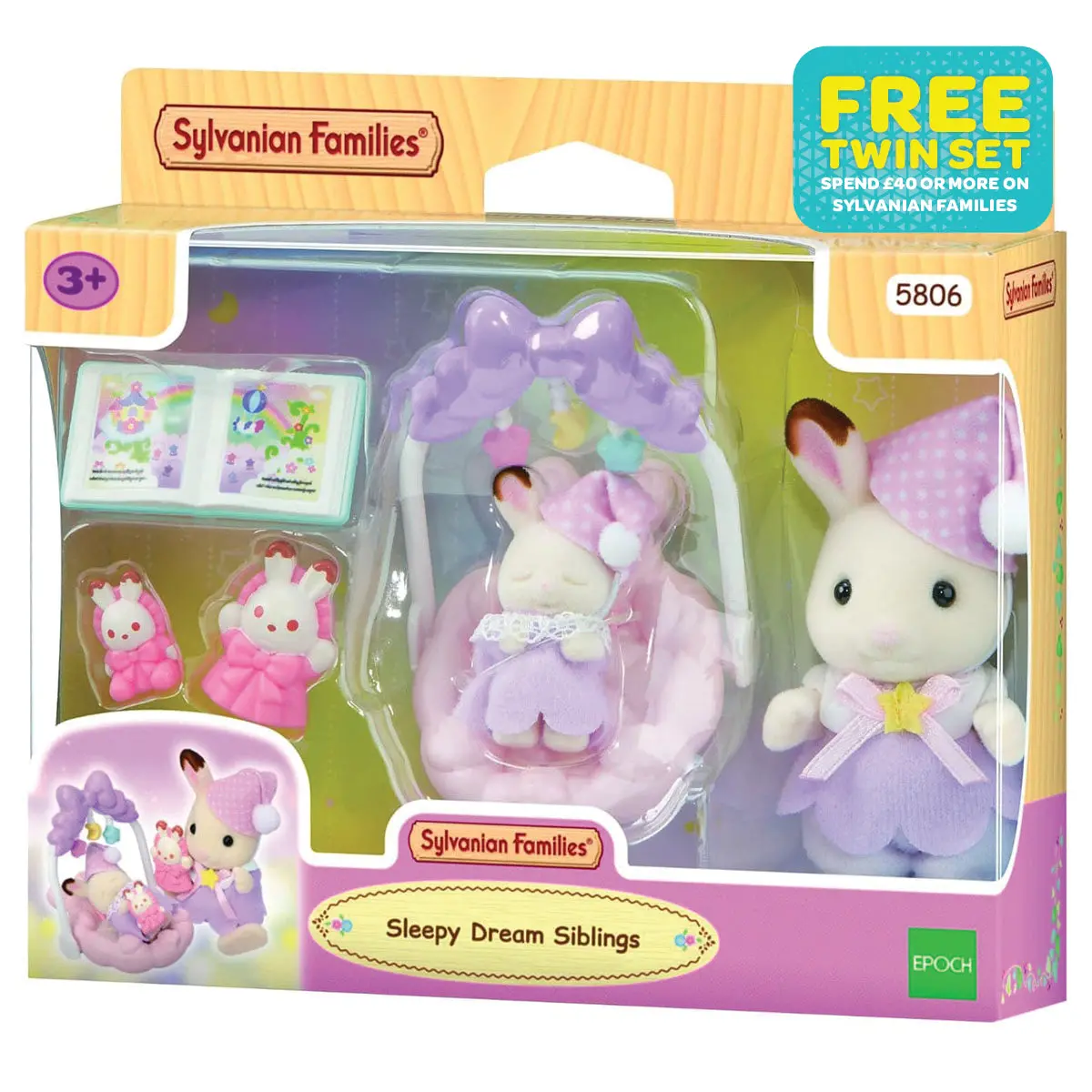 Sylvanian Families Sleepy Dream Siblings Playset 1