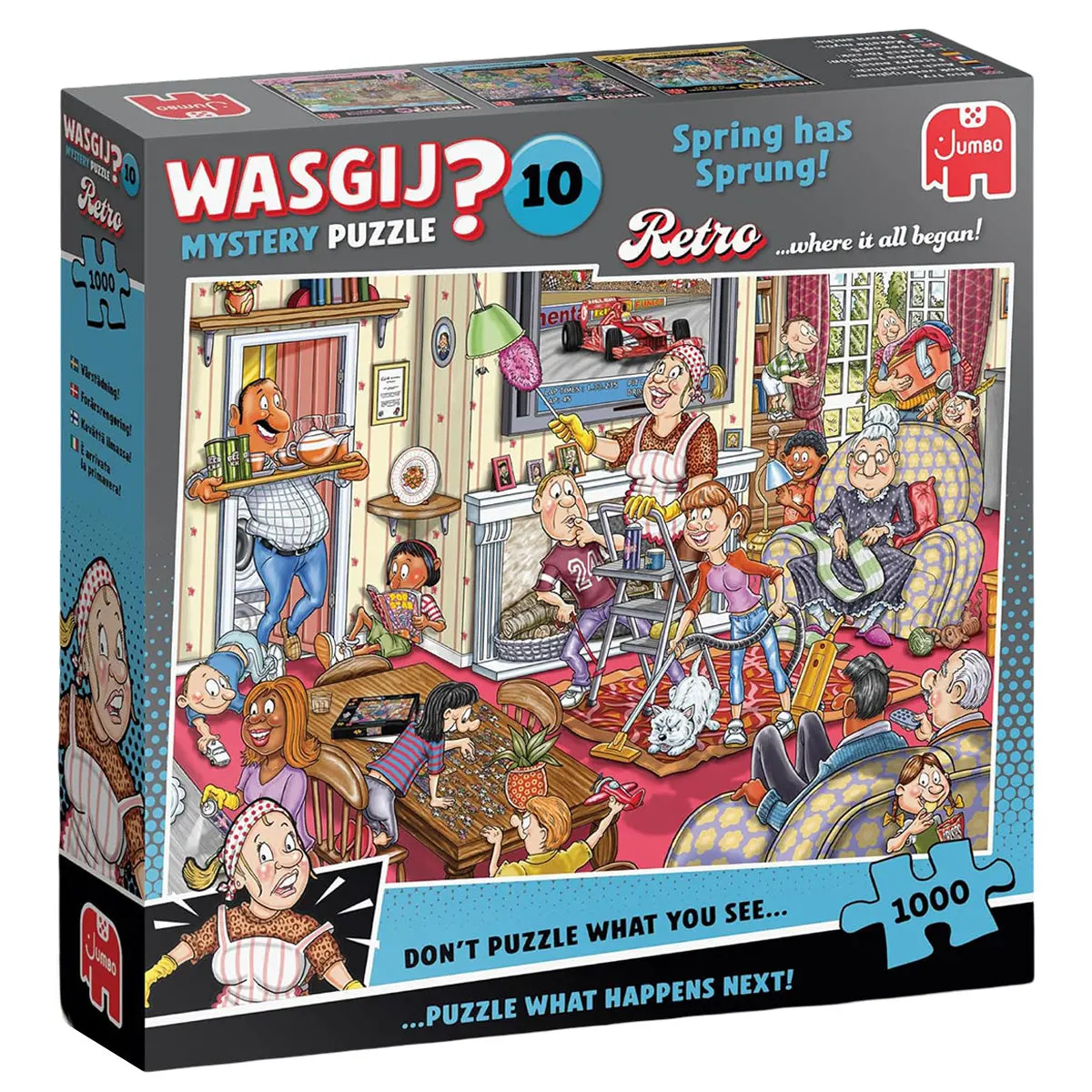 Wasgij Mystery Retro 10 Spring Has Sprung! 1000 Piece Jigsaw Puzzle 1