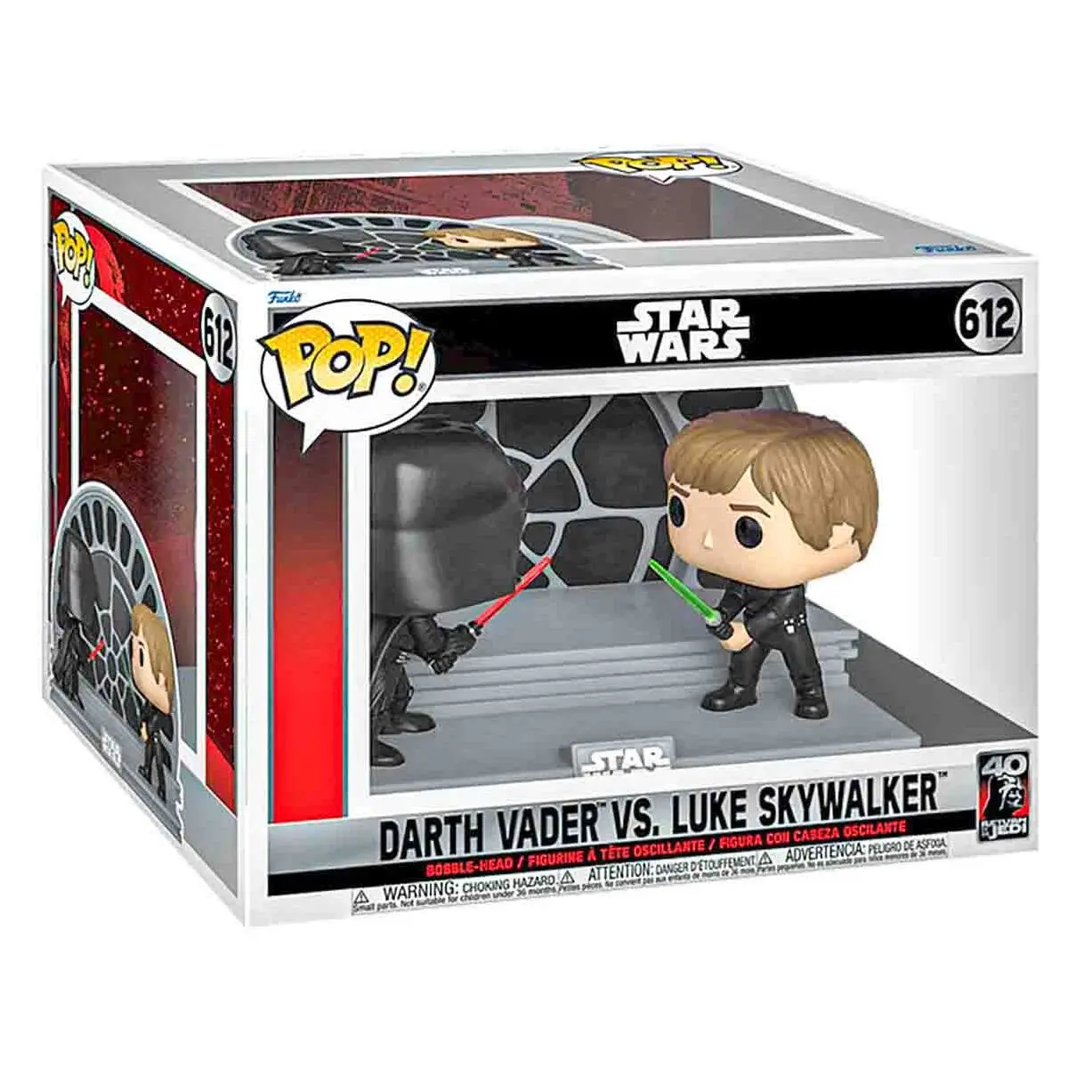 Funko Pop Star Wars Darth Vader Vs Luke Skywalker #612 1
