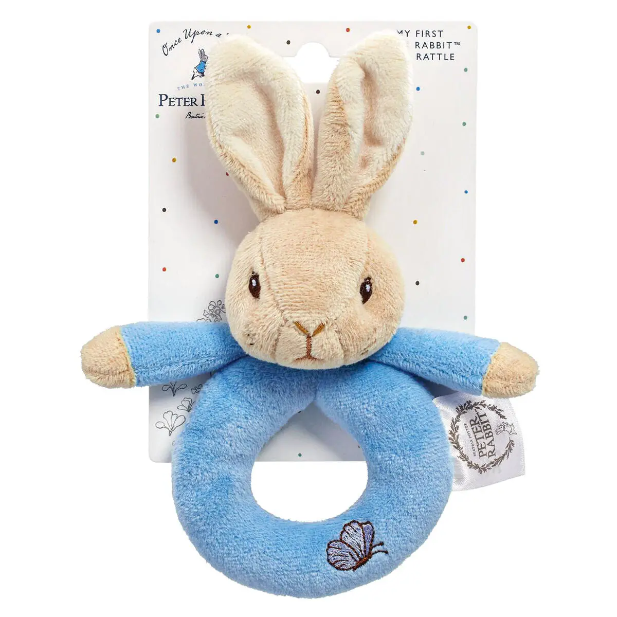 Peter Rabbit My First Peter Rabbit Ring Rattle Soft Toy 1