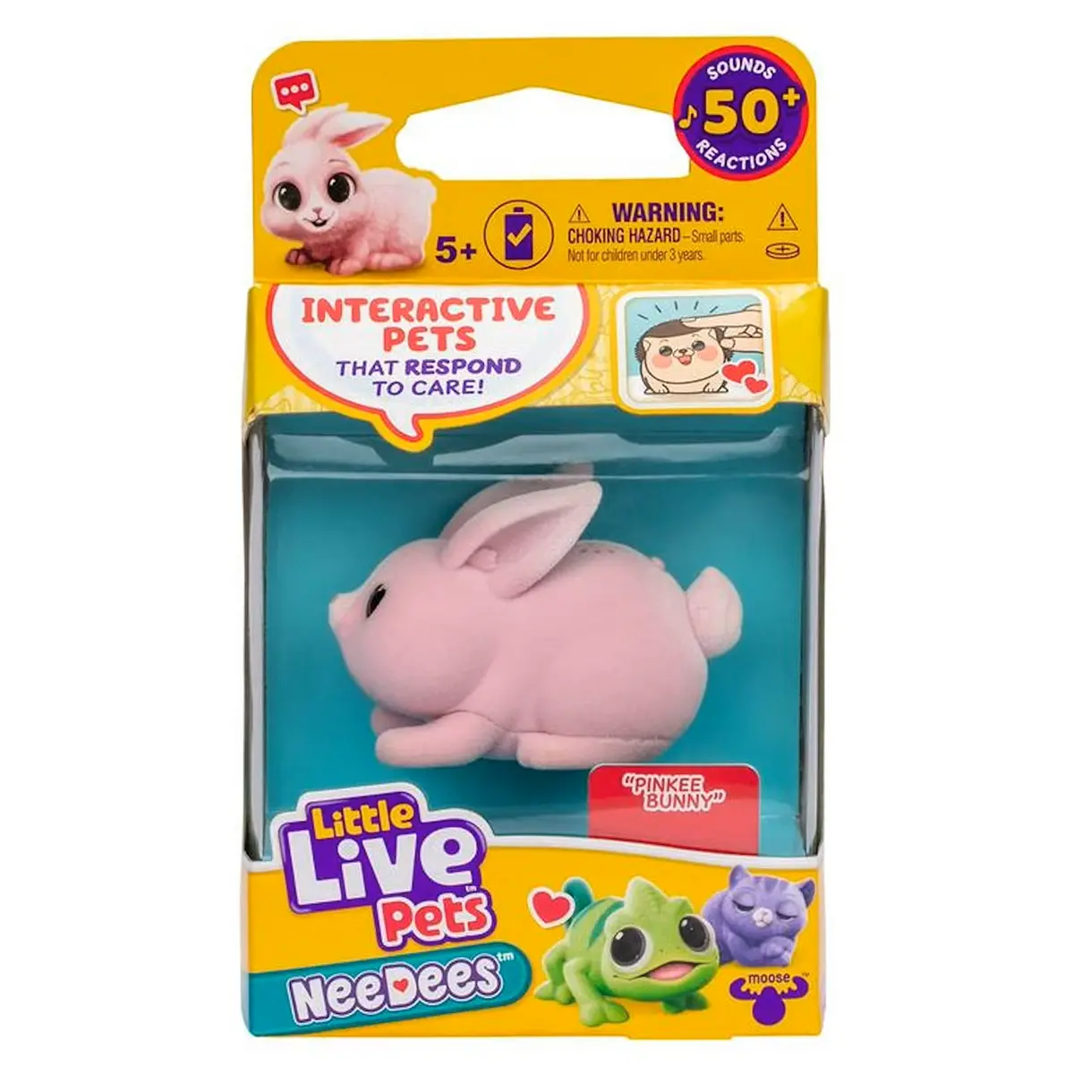 Little Live Pets Needees Pinkee Bunny Interactive Pet 1