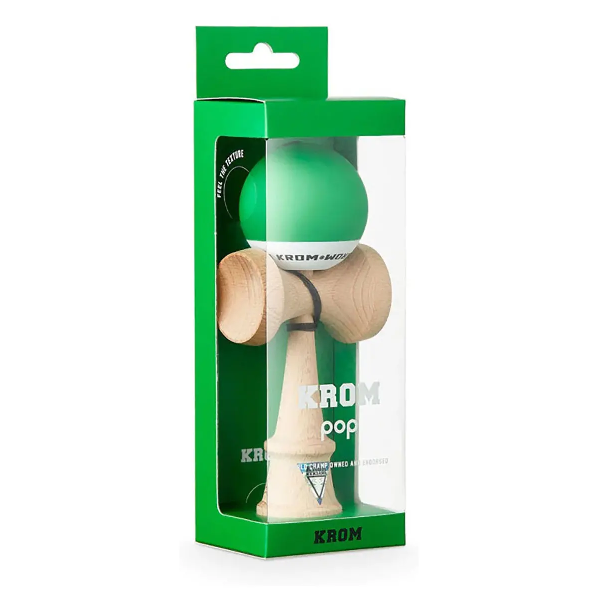 Krom Kendama Pop Rubber Dark Green Game 1
