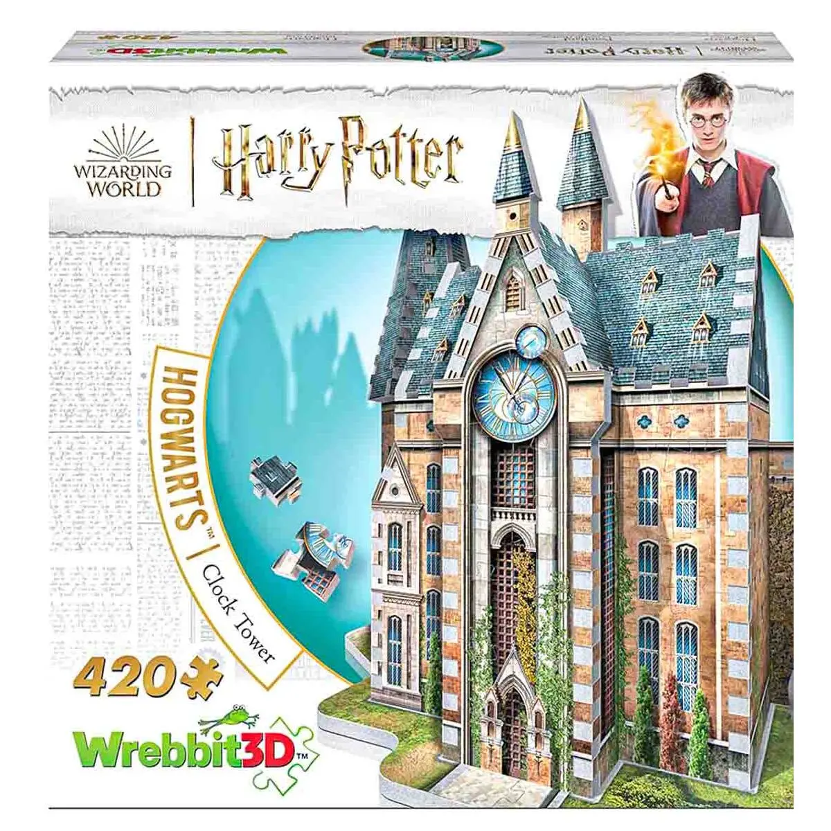 Wrebbit 3D Harry Potter: Hogwarts Clock Tower 420 Piece Puzzle 1