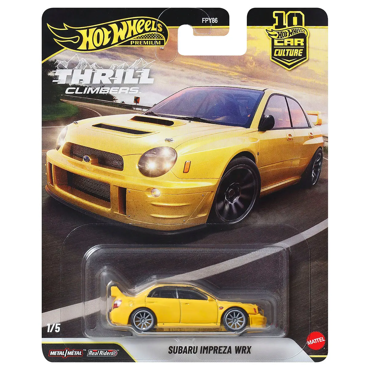Hot Wheels Car Culture Subaru Impreza Wrx Car (1/5) 1