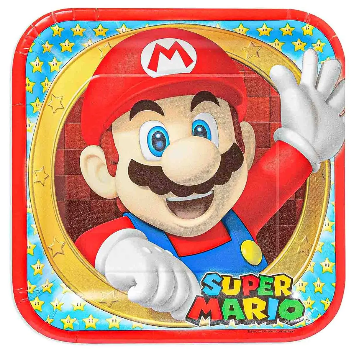 Super Mario 23Cm Paper Plates (8 Pack) 1