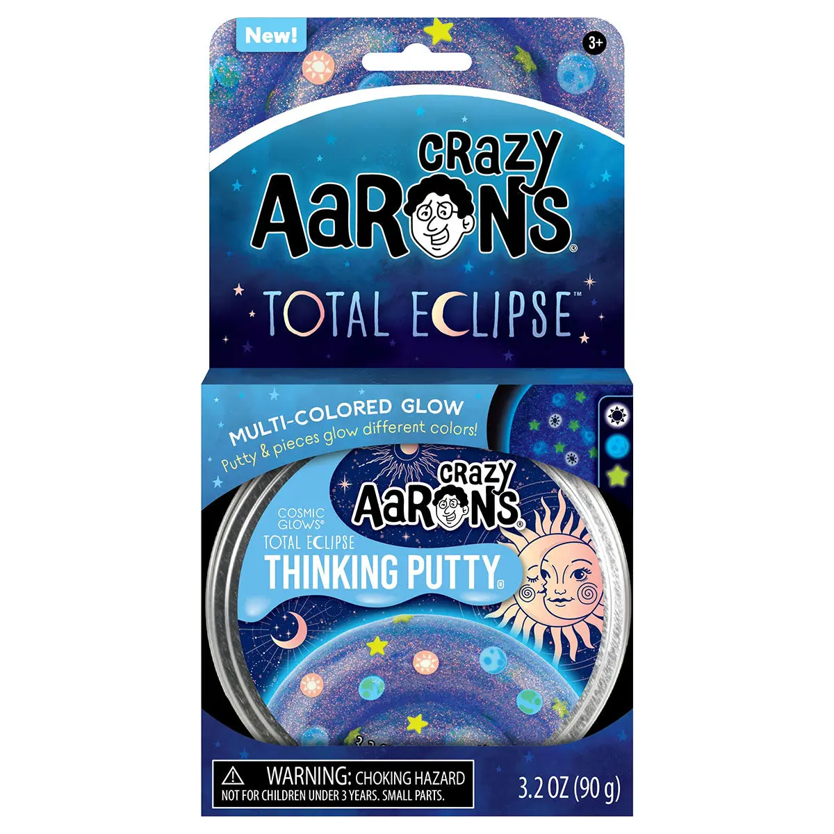 Crazy Aaron’S Cosmic Glows Total Eclipse Thinking Putty 90G 1