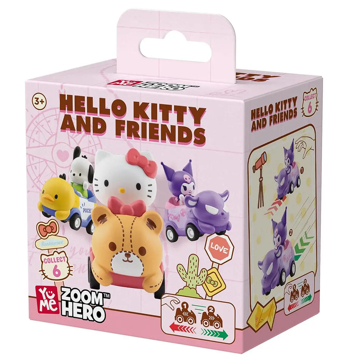 Hello Kitty And Friends Zoom Hero Vehicle With Figure (Styles Vary) 1