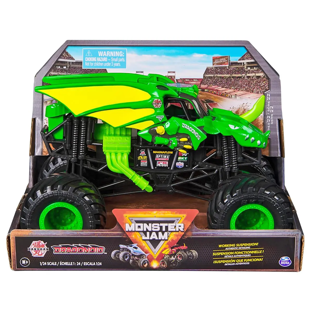 Monster Jam Bakugan Dragonoid 1:24 Die-Cast Truck 1