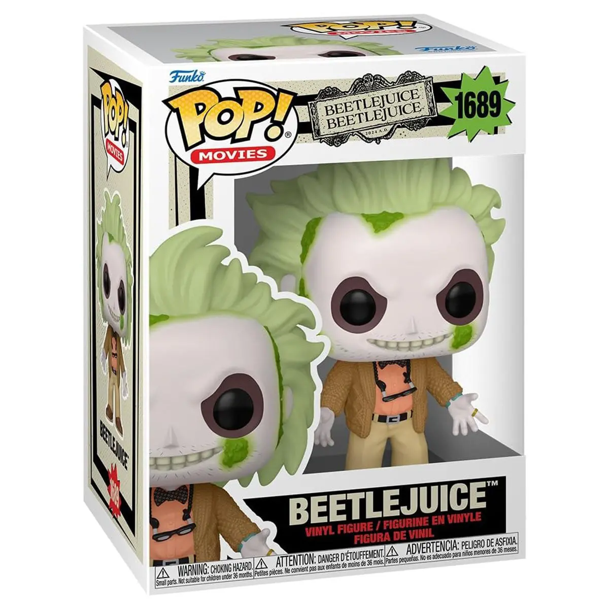Funko Pop! Movies: Beetlejuice 2: Beetlejuice With Chase Vinyl Figure #1689 1