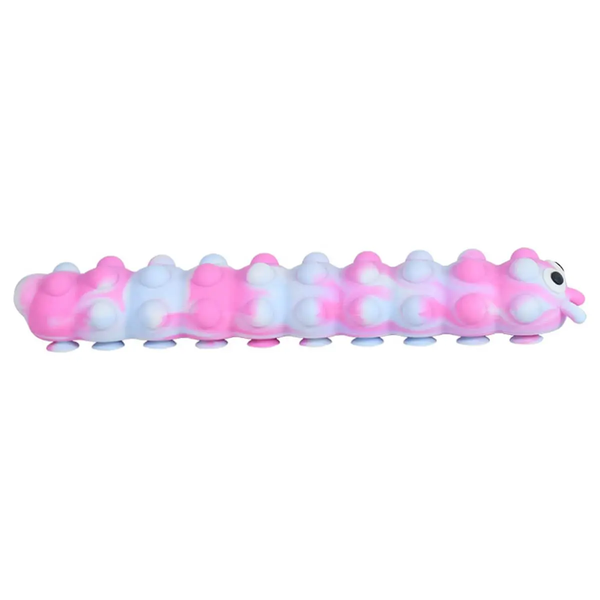 Light Up Suction Push Popper Catepillar Fidget Toy (Styles Vary) 1