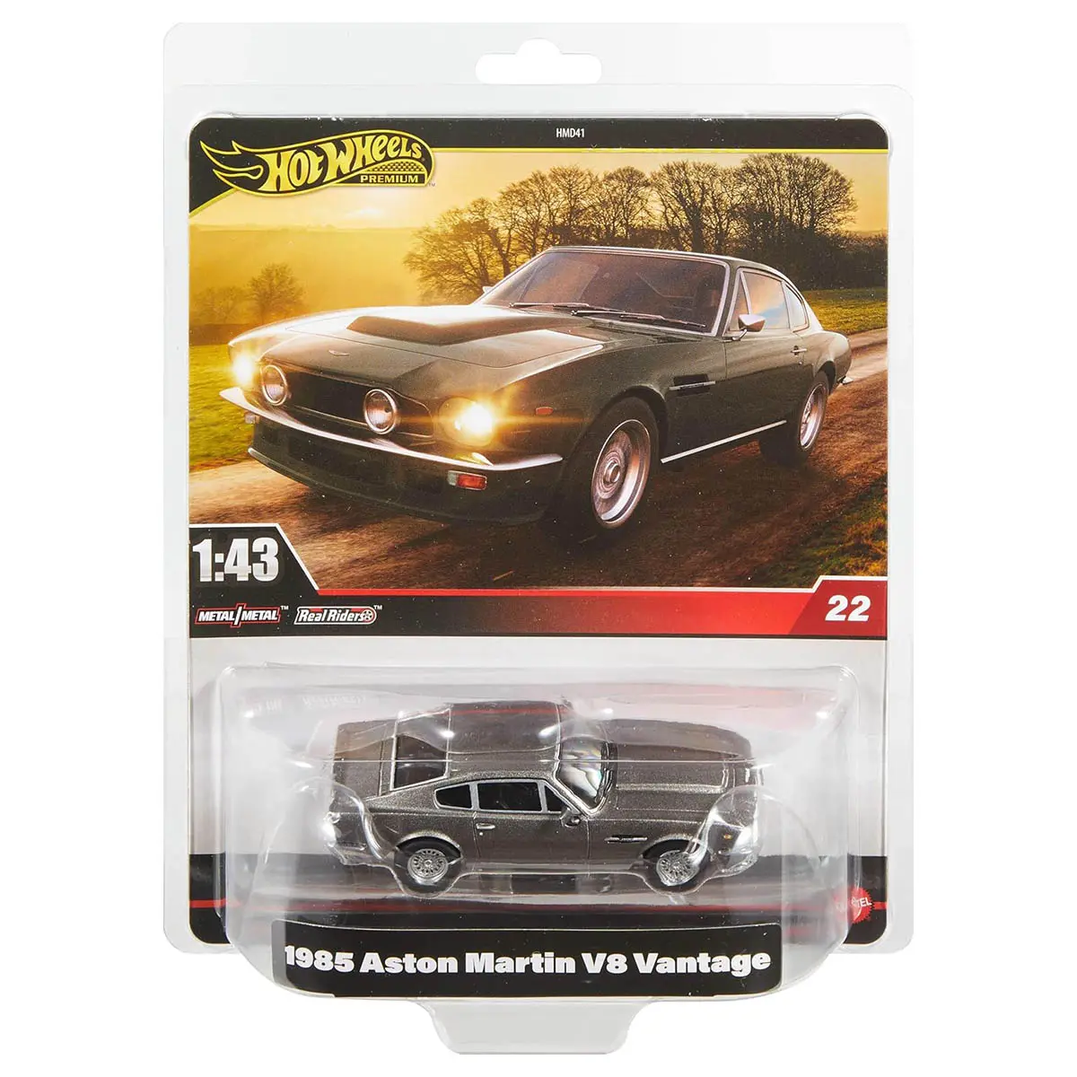 Hot Wheels Premium: 1985 Aston Martin V8 Vantage 1:43 Car 1