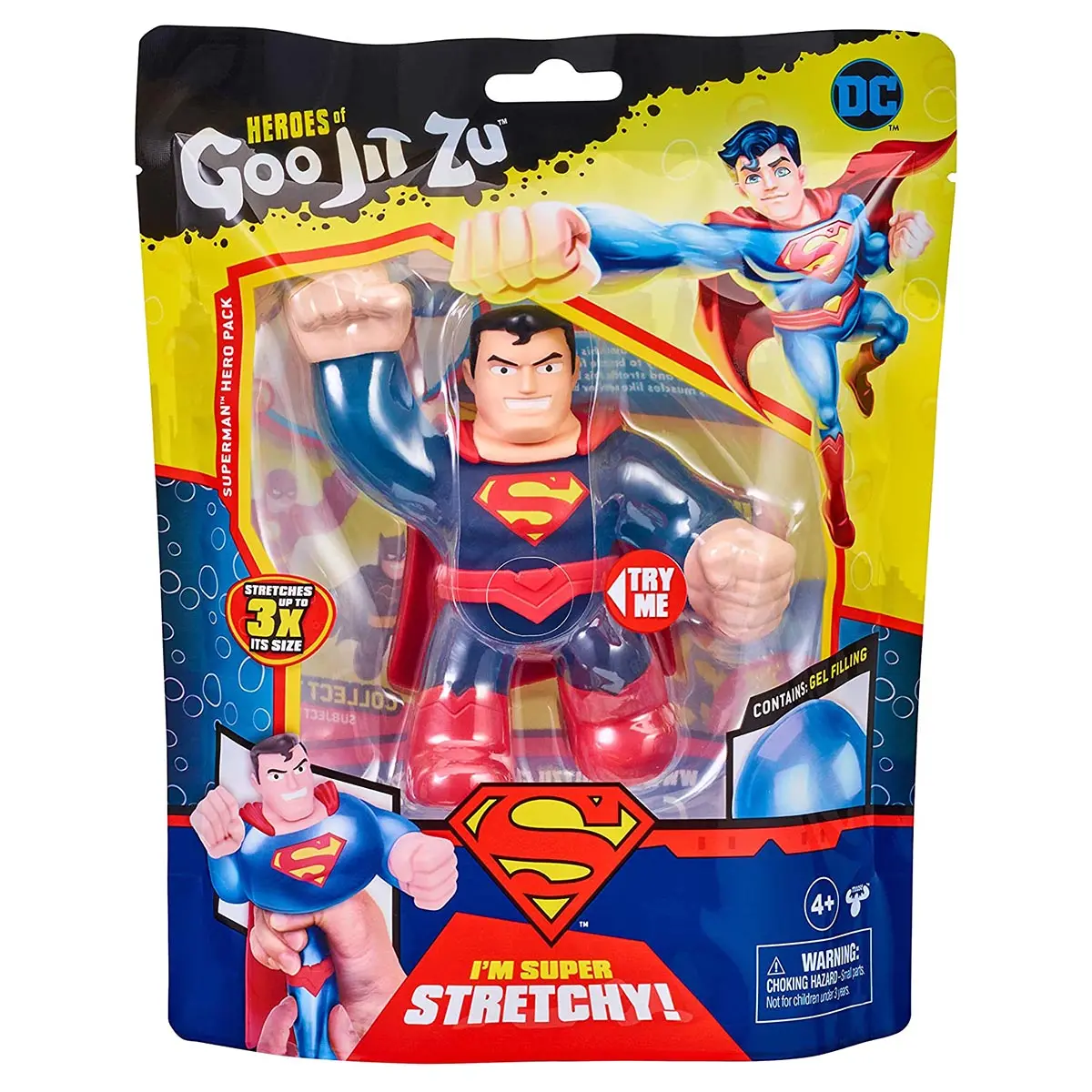 Heroes Of Goo Jit Zu Dc Superman Stretch Figure 1